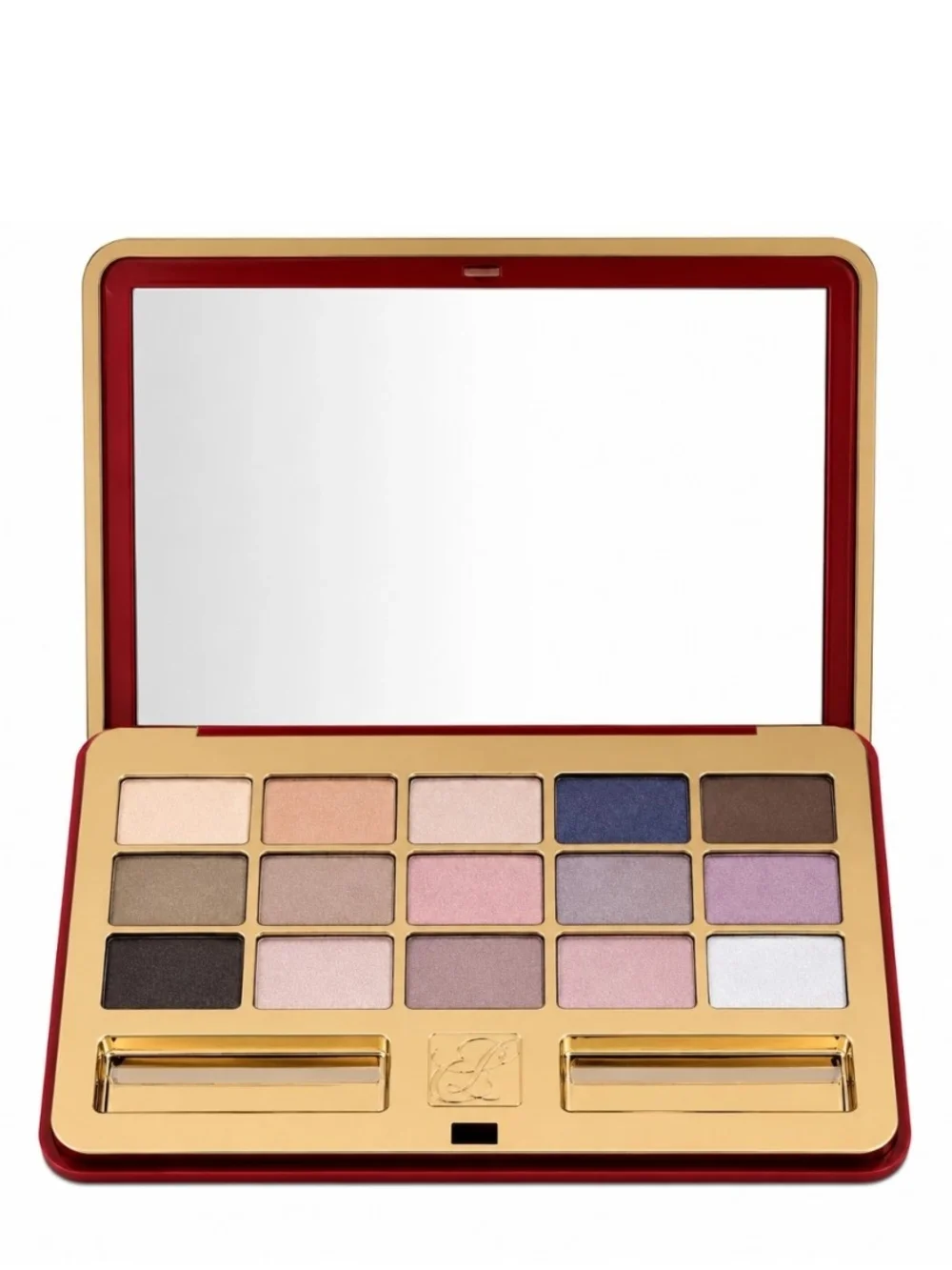 Estee Lauder Deluxe 15 Eyeshadow Palette Red Compact Amethyst Mink Discontinued